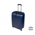 Vidutinis plastikinis lagaminas Gravitt 168-V Tamsiai mėlynas