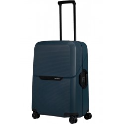 Vidutinis plastikinis lagaminas Samsonite Magnum Eco V Mėlynas (Midnight blue)