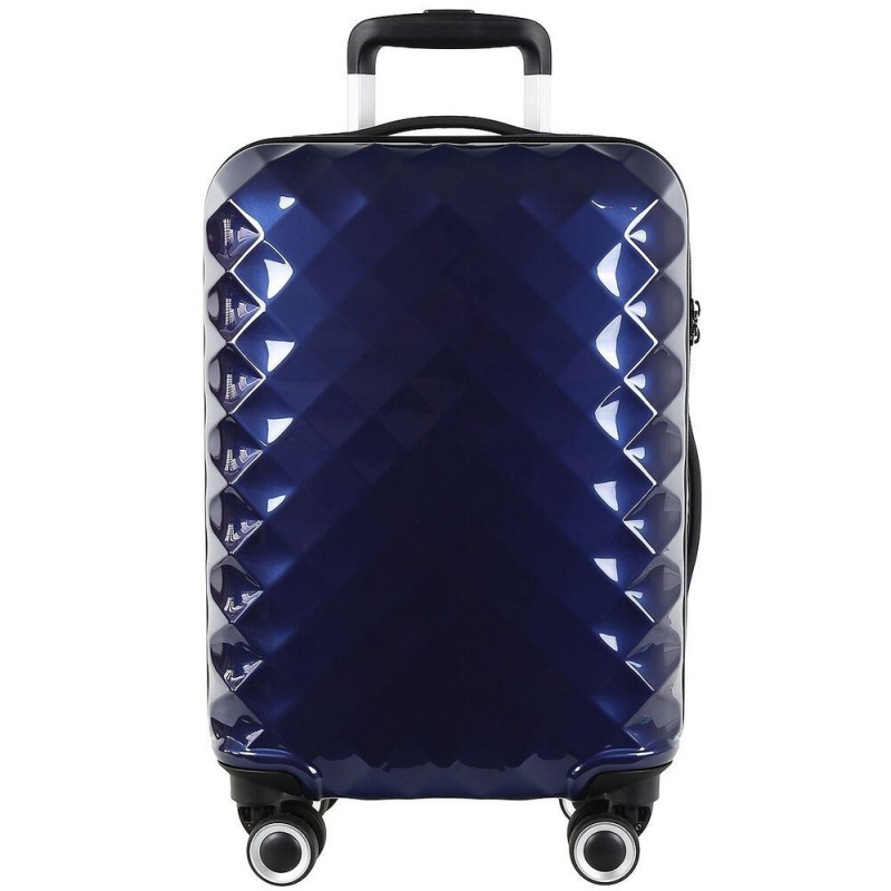 Rankinio bagažo plastikinis lagaminas Titan Prisma-M Mėlynas