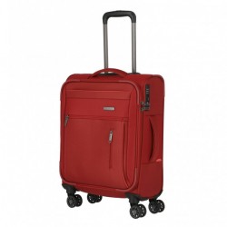 Mažas medžiaginis lagaminas Travelite Capri 4w-M Raudonas