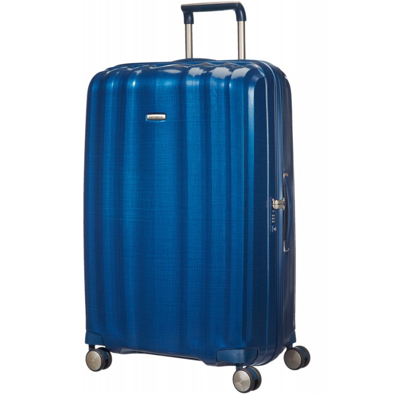 Labai didelis plastikinis lagaminas Samsonite Lite-Cube LD Mėlynas (Electric blue)