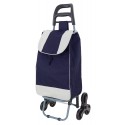 Pirkinių vežimėlis Gravitt 8216B Tamsiai mėlynas/pilkas