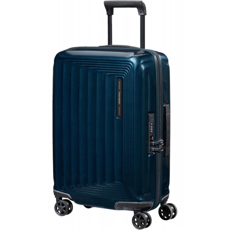 Mažas lagaminas Samsonite Nuon M Tamsiai Mėlynas (Metallic Dark Blue)