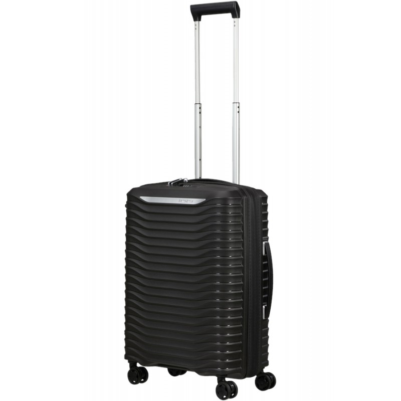 Mažas plastikinis lagaminas Samsonite Upscape M Juodas
