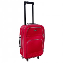 Mažas medžiaginis lagaminas Suitcase 901-M  Raudonas