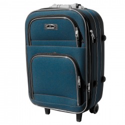 Mažas medžiaginis lagaminas Suitcase 901-M  Tamsiai mėlynas