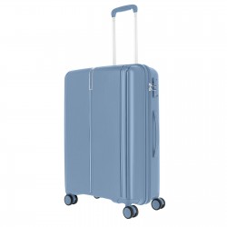 Vidutinis plastikinis lagaminas Travelite Vaka V Mėlynas
