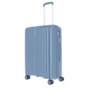 Vidutinis plastikinis lagaminas Travelite Vaka V Mėlynas (Blaugrau)