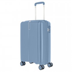 Mažas plastikinis lagaminas Travelite Vaka M Mėlynas