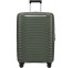 Vidutinis plastikinis lagaminas Samsonite Upscape V Chaki spalva (Climbing Ivy)
