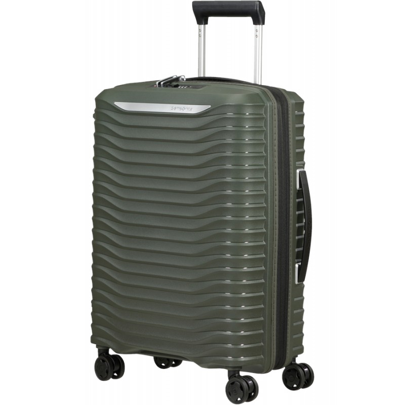 Mažas plastikinis lagaminas Samsonite Upscape M Chaki spalva (Climbing Ivy)