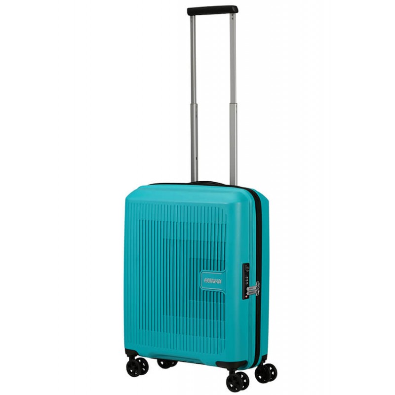Mažas lagaminas American Tourister Aerostep M Turkio spalva (Turquoise Tonic)