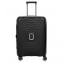 Vidutinis plastikinis lagaminas Swissbags Echo V Juodas