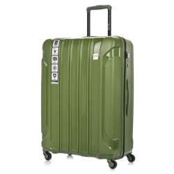 Didelis plastikinis lagaminas Swissbags Tourist PP-D Žalias (Army Green)