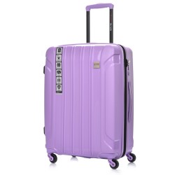 Vidutinis plastikinis lagaminas Swissbags Tourist PP-V Violetinis (Pastel Purple)
