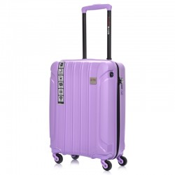 Mažas plastikinis lagaminas Swissbags Tourist PP-M Violetinis (Pastel Purple)