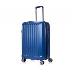 Vidutinis plastikinis lagaminas Swissbags Cosmos V Mėlynas