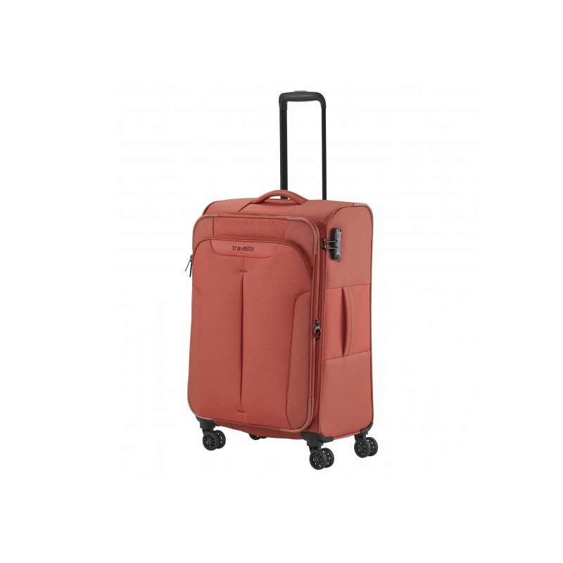 Vidutinis medžiaginis lagaminas Travelite Croatia V Oranžinis