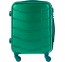 Mažas plastikinis lagaminas Gravitt 936 M Tamsiai žalias
