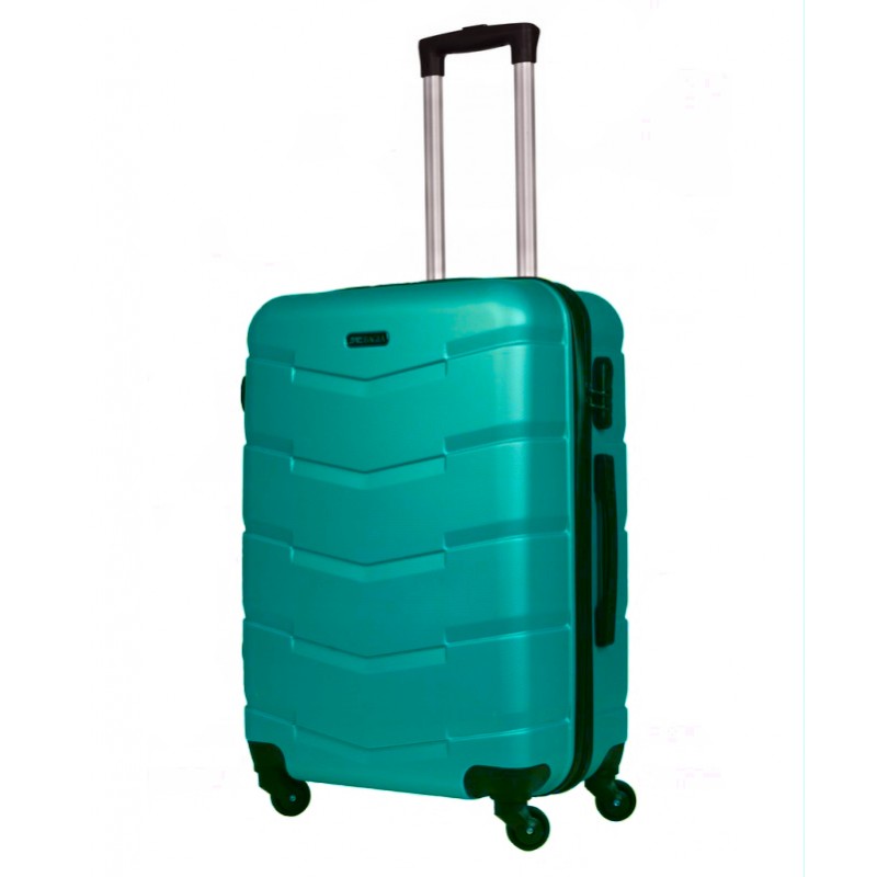 Vidutinis plastikinis lagaminas Gravitt 936 V Mėlynas (Ice blue)