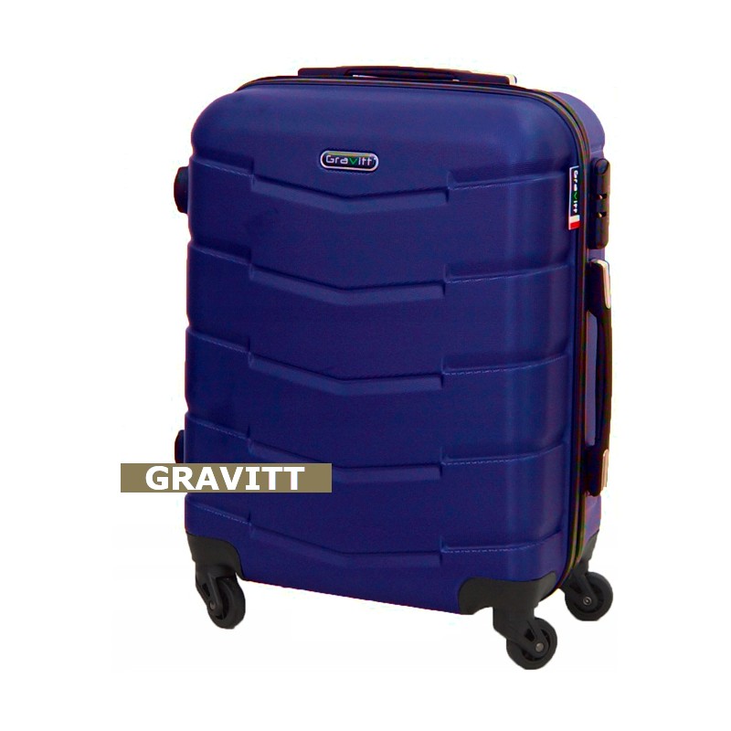 Mažas plastikinis lagaminas Gravitt 936 M Mėlynas (Royal blue)