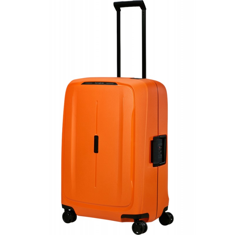Vidutinis plastikinis lagaminas Samsonite Essens V Oranžinis (Papaya Orange)