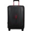 Vidutinis plastikinis lagaminas Samsonite Essens V Juodas (Charcoal Red)