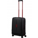 Mažas plastikinis lagaminas Samsonite Essens M Juodas (Charcoal Red)