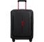 Mažas plastikinis lagaminas Samsonite Essens M Juodas (Charcoal Red)
