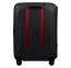 Mažas plastikinis lagaminas Samsonite Essens M Juodas (Charcoal Red)