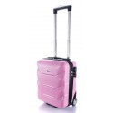 Mažas plastikinis Wizzair lagaminas RGL 720-S Rožinis
