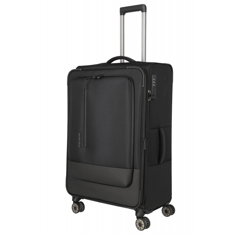 Didelis medžiaginis lagaminas Travelite Crosslite 5.0 D Juodas