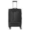 Vidutinis medžiaginis lagaminas Travelite Crosslite 5.0 V Juodas