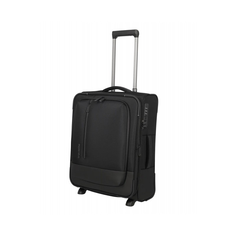 Mažas medžiaginis lagaminas Travelite Crosslite 5.0 M-2w Juodas