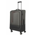 Didelis medžiaginis lagaminas Travelite Crosslite 5.0 D Žalias (Dark Olive)