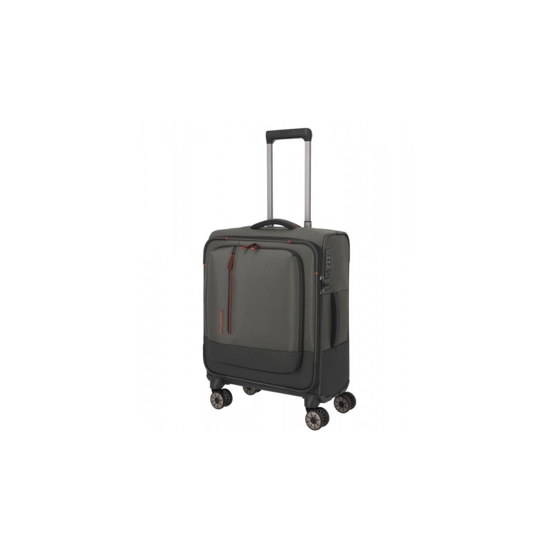 Mažas medžiaginis lagaminas Travelite Crosslite 5.0 M-4w Žalias (Dark Olive)