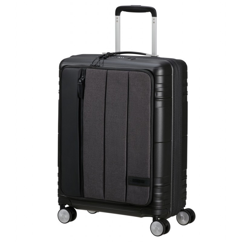Mažas lagaminas American Tourister Hello Cabin  149416 Juodas-Pilkas (Grey Melange)