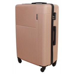 Vidutinis plastikinis lagaminas Gravitt 8052 V Rožinis