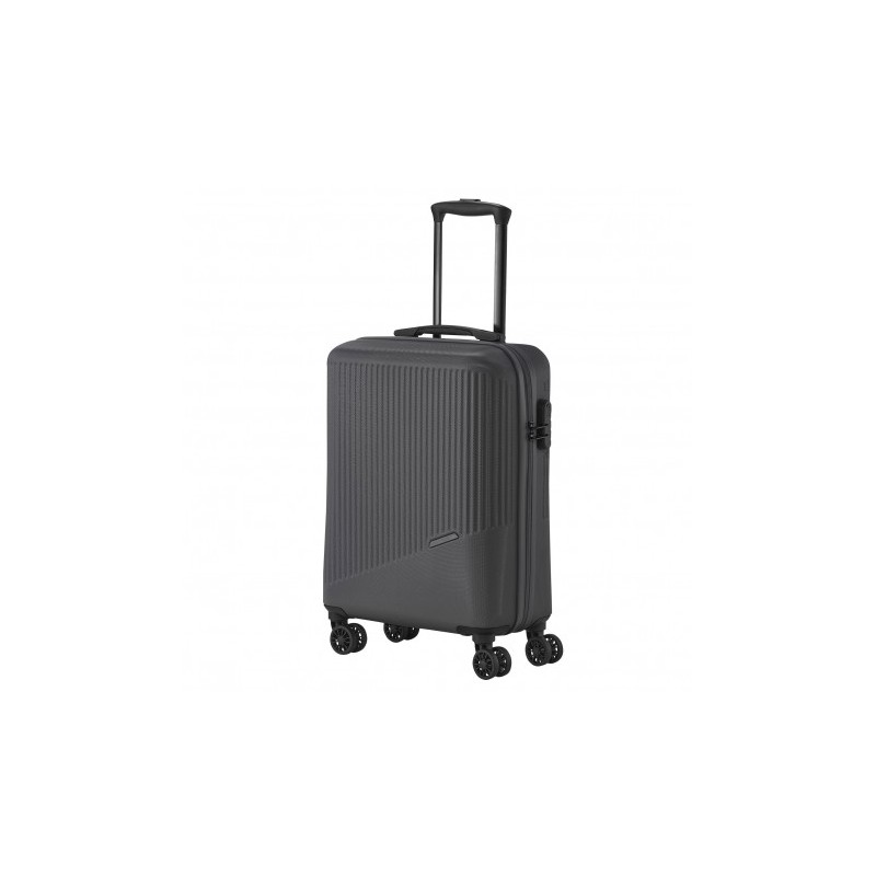 Mažas plastikinis lagaminas Travelite Bali M Tamsiai Pilkas (Anthracite)