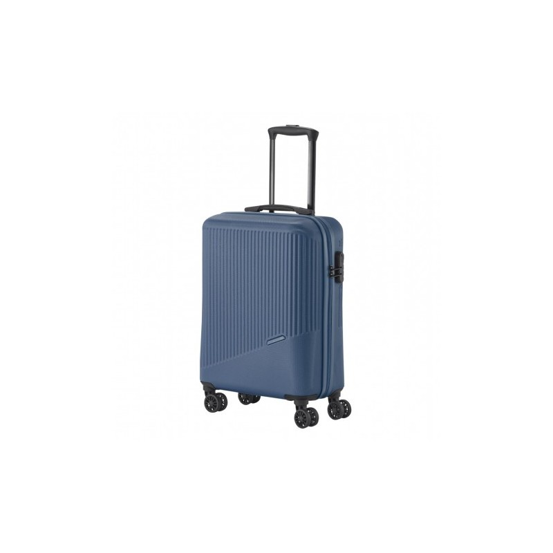 Mažas plastikinis lagaminas Travelite Bali M Mėlynas (Marine)