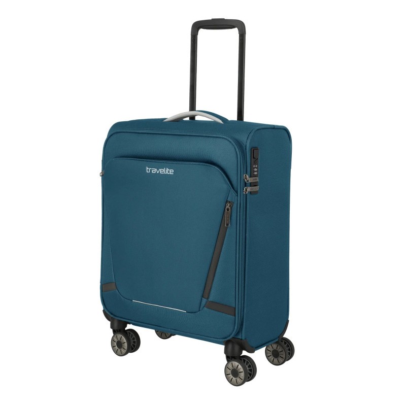 Mažas medžiaginis lagaminas Travelite JetPack 4w-M Mėlynas (Petrol)