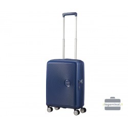 Mažas lagaminas American Tourister Soundbox M Tamsiai mėlynas