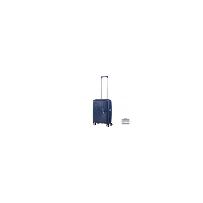 Mažas lagaminas American Tourister Soundbox M Tamsiai mėlynas