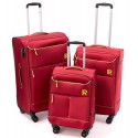 Vidutinis medžiaginis lagaminas RGL S-040 V Raudonas