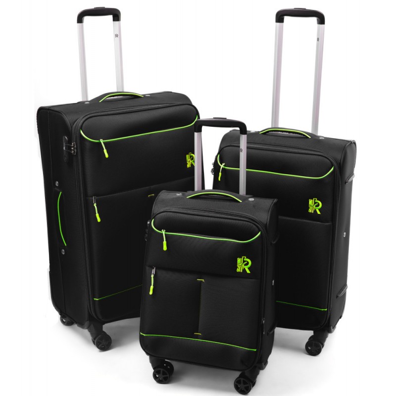Vidutinis medžiaginis lagaminas RGL S-040 V Juodas