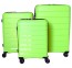 Vidutinis plastikinis lagaminas Gravitt PP03 exp V Žalias (Apple Green)