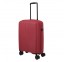 Mažas plastikinis lagaminas Travelite Air Stripe M Raudonas