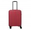 Mažas plastikinis lagaminas Travelite Air Stripe M Raudonas