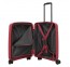 Mažas plastikinis lagaminas Travelite Air Stripe M Raudonas