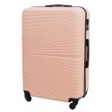 Vidutinis plastikinis lagaminas Gravitt 1203 V Rožinis (Pink)